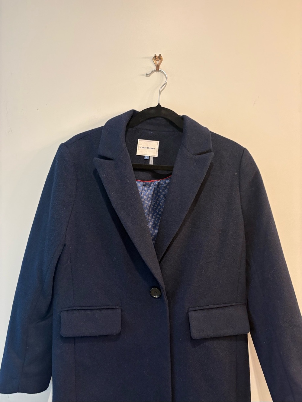 Court & Rowe Bramley Wool Blend Car Coat - Picture 3 of 8